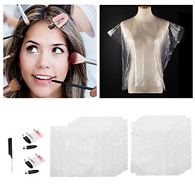 200X Disposable Hair Cutting Cape Unisex Hairdressing Apron for Barber Shop