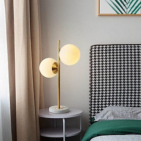 Mua Đèn bàn decor 2 bóng đèn bàn phòng khách đèn bàn trang trí DT