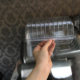 Mua Combo 400 hộp nhựa ( đựng bánh cuộn  hoa quả) + 1kg túi