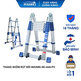 Mua Thang nhôm rút đôi siêu bền Nikawa NK-44AI-Pri