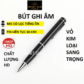 Bút ghi âm mini chuyên nghiệp, pin liên tục 10-15h, chất lượng HD