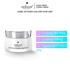 Kem Dưỡng Trắng Sakura Spots Care Brightening Cream (45g)