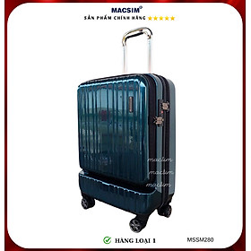 Vali cao cấp Macsim Smooire MSSM280 cỡ 20 inch màu xanh bóng, màu đỏ, màu vàng - Hàng loại 1
