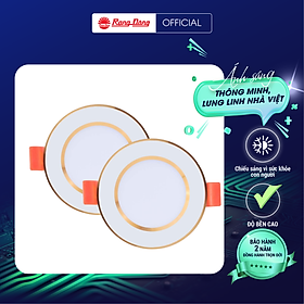 Mua Combo 5 đèn LED âm trần đổi màu Rạng Đông model D AT10L ĐM 60/3W