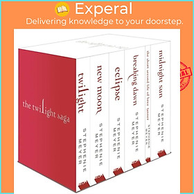 Hình ảnh Sách - Twilight Saga 6 Book Set (White Cover) by Stephenie Meyer (UK edition, paperback)