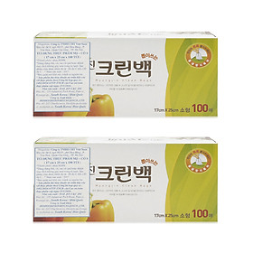 Mua Set 2 bộ 100 túi đựng thực phẩm Myungjin sinh học (size 17 x 25cm) cao cấp Hàn Quốc