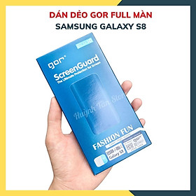 Dán dẻo GOR full màn hình 3D dành cho samsung s8 trong suốt, bảo vệ màn hình - hàng nhập khẩu