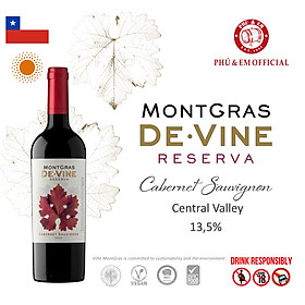 Rượu Vang Đỏ Chile MontGras De Vine Reserva Cabernet Sauvignon