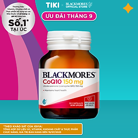 Viên Uống Bổ Tim Hỗ Trợ Sức Khỏe Blackmores CoQ10 150mg Lọ 30 Viên