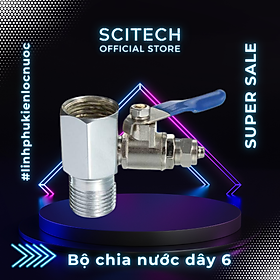 Mua Bộ cấp nước đầu nguồn  bộ chia nước đầu vào dây 6 hoặc dây 10 bằng Inox dùng trong máy lọc nước - Hàng chính hãng