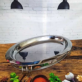 Mua COMBO Bếp Dĩa chảo BÒ NÉ INOX mẫu MỚI SIÊU ĐẸP. Dụng cụ nhà bếp dùng XÀO BÔNG THIÊN LÝ  Cá CHƯNG TƯƠNG  HẤP CHIÊN… ĐA NĂNG các món tại bàn ĐẲNG CẤP