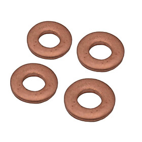 4 Packs Injector Washer Seals O-Ring For Peugeot Citroen 1.6 HDI 198173