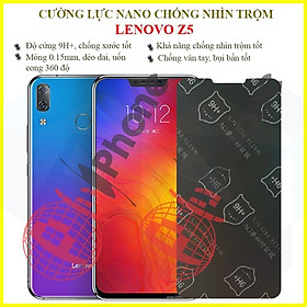 Dán chống nhìn trộm dành cho  Lenovo Z5 - Dán cường lực dẻo nano 9H+