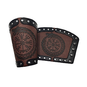 Arm Bracers Embossed Men Women Arm Guards for Photo Props Cosplay Accessories Fancy Dress