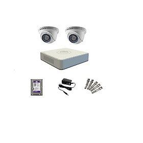 Mua Trọn bộ 2 camera quan sát Hikvision 1080p Hàng Chính Hãng