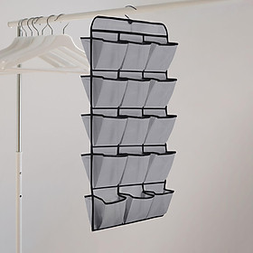 Hanging Shoe Rack Hanger 30 Grid Foldable for Sneakers Shoes Storage Clothes