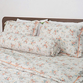 Bộ Ga 4 món Cotton Đũi Tatana mền mịn, thoáng mát  Mẫu ngẫu nhiên ( chọn mẫu ib shop )