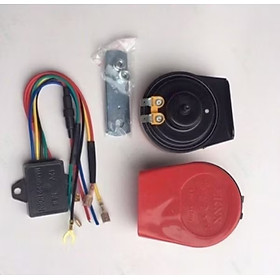 Mua BỘ 2 CÁI CÒI KÊU NGÂN CỰC TO HAY LẮP XE MÁY ÔTÔ XE ĐIỆN MẪU MỚI