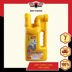 Chất thông tắc cực mạnh 5 phút siêu nhanh SIFA Cầu  - Cống  1.06kg thể tích thực 900ml cao cấp - phiên bản kết nối yêu thương