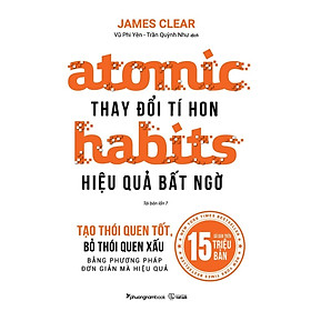 Ảnh bìa Thay Đổi Tí Hon - Hiệu Quả Bất Ngờ Atomic Habits (Tái Bản Lần 4)