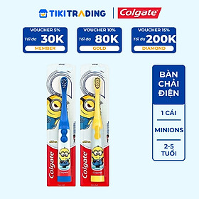 Bàn chải điện Trẻ em Colgate Sonic Minion - Xanh/Vàng - Giao ngẫu nhiên