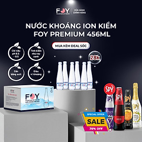 Lốc 6 Chai Nước kiềm FOY Premium loại 456ml
