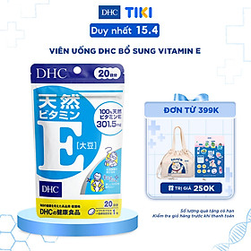 Viên uống DHC Bổ Sung Vitamin E Nhật Bản 20 Ngày