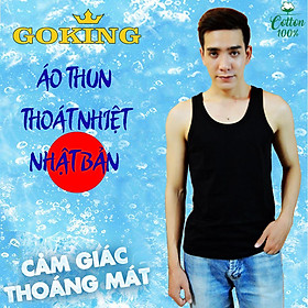 Áo thun ba lỗ nam Goking, áo lót nam hàng hiệu xuất khẩu Nhật Bản