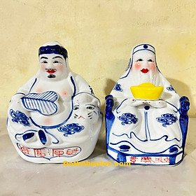 Mua Tượng Thần tài Thổ Địa sứ Bát Tràng cao 13cm