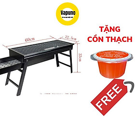 Mua Bếp Nướng Than Hoa Dài Portable Barbecue Không Khói Inox