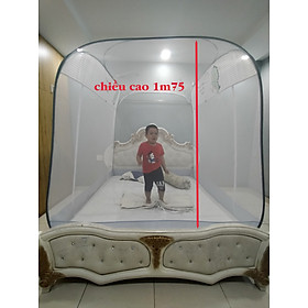 Màn Chụp Mùng Chụp Đỉnh Vuông Mộc Miên (2 Cửa ) nhiều Size