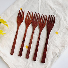Mua Nĩa/Dĩa Gỗ Trắc Cỡ 20x3 cm Ăn Bánh Trà Chiều  Chụp Ảnh Xinh Xắn