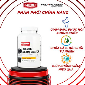 Viên uống hỗ trợ xương khớp Tissue Rejuvenator Hammer Nutrition giảm đau nhức xương khớp bị tổn thương, chấn thương hiệu quả (Hũ 120 viên)