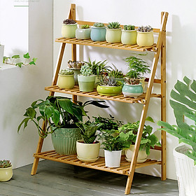 Mua Giá Để Cây Cảnh Trong Nhà Bằng Gỗ 3 Tầng Tặng Kèm Bộ Dụng Cụ Trồng Cây - Rộng: 100CM x Dài: 40CM x Cao: 96CM