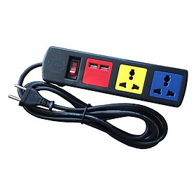 Ổ cắm đa năng có cổng sạc usb lioa 3d32nusb