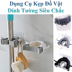 Mua Dụng Cụ Kẹp Đồ Vật Dính Tường Siêu Chắc Có 2 Móc Treo