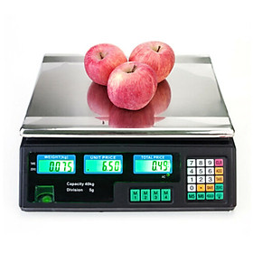 Cân điện tử đa năng - Cân hàng hóa chuyên dụng tải trọng 40kg (Tặng móc dán treo đồ nhà bếp giao ngẫu nhiên)