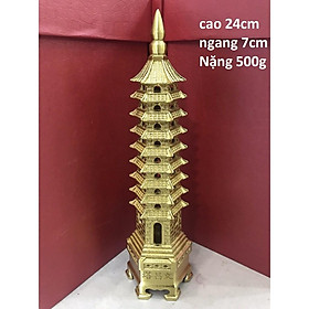 Mua Tháp văn xương 9 tầng bằng đồng MS215