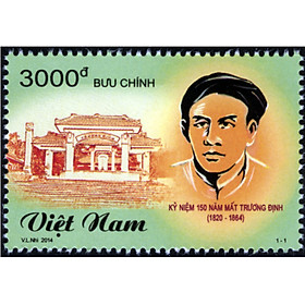 Bộ 1 tem Kỷ niệm 150 năm mất Trương Định 1820 - 1864