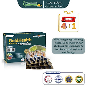 Hình ảnh Viên ăn ngủ ngon GoldHealth Canadas Giúp ăn ngon ngủ tốt, tăng cường sức đề kháng - Hộp 60 viên