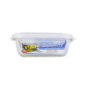 Hộp Thủy Tinh Chữ Nhật Lock&Lock Clear LLG424 (430ml)