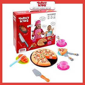 Đồ Chơi Nấu Ăn Bộ Pizza TOONYKIDS - Đồ Chơi Nhà Bếp Cho Bé - Pizza Master Chef TN134