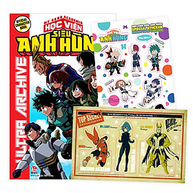 Sách Official Character Book - My Hero Academia - Học Viện Siêu Anh Hùng: Ultra Archive [Tặng Kèm Set Bookmark PVC + Bảng Sticker]