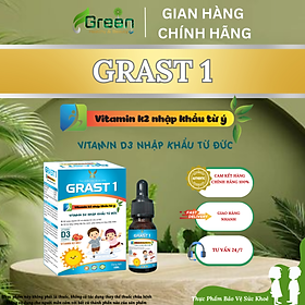 TPBVSK Grast 1 Bổ Sung Vitamin K2+D3 Hỗ Trợ Tăng Cường Hấp Thu Canxi Cho Bé