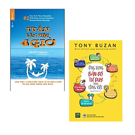 Combo 2 cuốn Sách Kĩ Năng Làm Vệc : Ứng Dụng Bản Đồ Tư Duy Trong Công Việc + Tuần Làm Việc 4 Giờ - Duy Lam