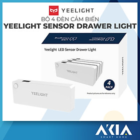 Mua SET 4 ĐÈN CẢM BIẾN DÁN TỦ/ NGĂN KÉO YEELIGHT (XIAOMI YOUPIN) - PIN SẠC LÊN ĐẾN 2-4 THÁNG - HÀNG CHÍNH HÃNG