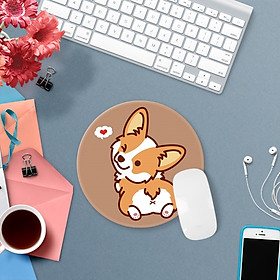 Mua Miếng lót chuột tròn mouse pad 20cm*20cm chó mèo cá mẫu mới update sỉ và lẻ