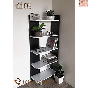 Mua Kệ sách gỗ 5 tầng đa năng bằng gỗ cứng cực đẹp  Kệ sách gỗ để sàn nhiều ngăn thông minh đa màu