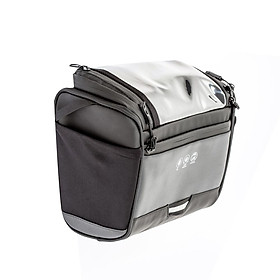 Túi giỏ xe đạp bằng vải oxford 600D có lớp phủ chống thấm nước,dung tích lớn, trọng lượng nhẹ, có thể gấp lại