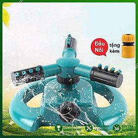 Mua Vòi phun nước tưới cây bằng nhựa tự động xoay 360 độ màu xanh